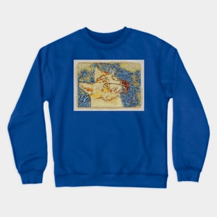 Orange Tabby Cat Crewneck Sweatshirt